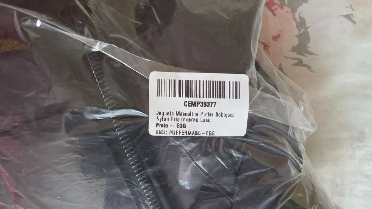 JAQUETA DE NYLON PRETA. - Foto 5