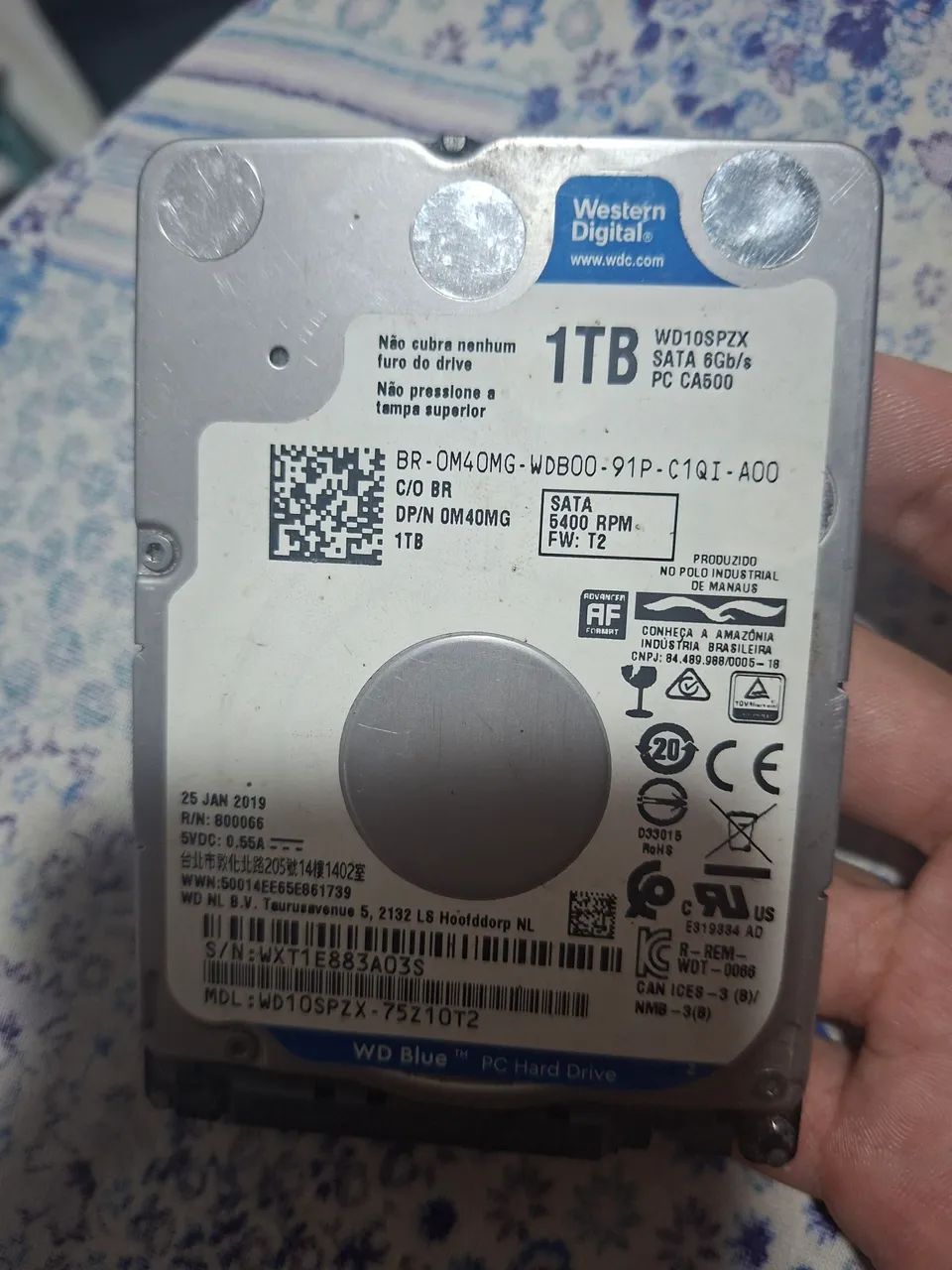 HD 1TB Western 