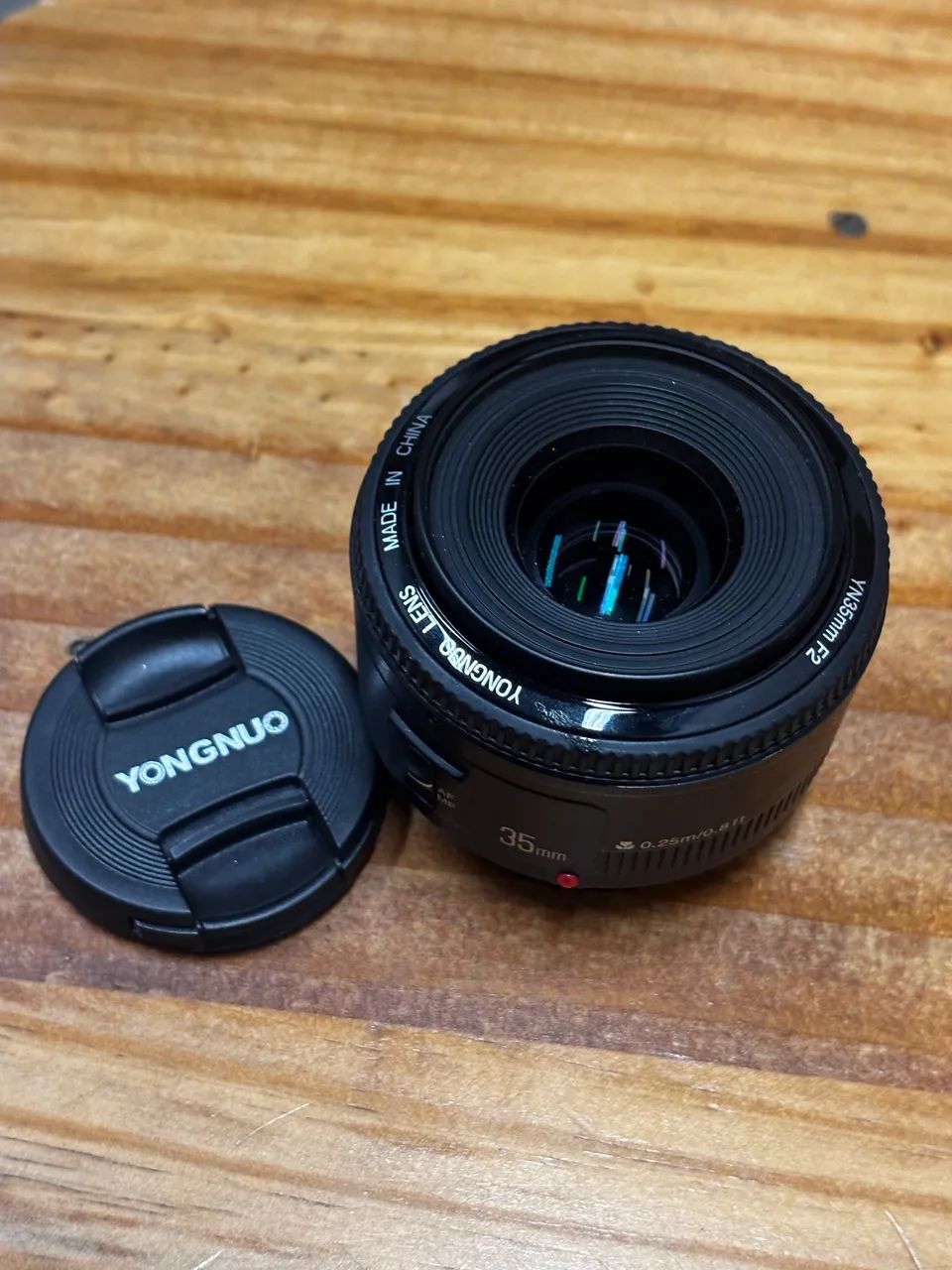 Lente Canon yongnuo 35mm F2.0