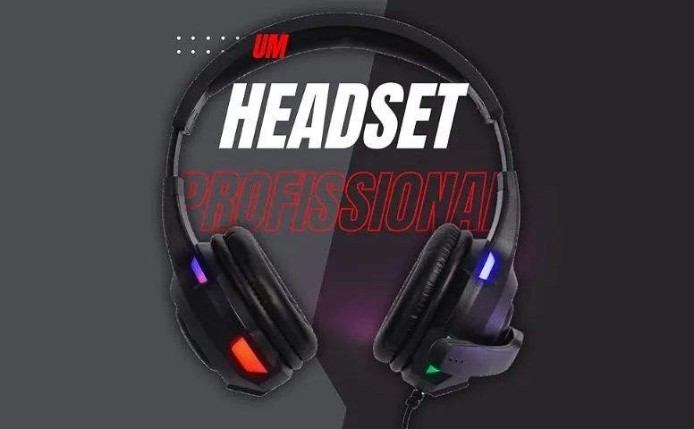 Fone De Ouvido Headset Gamer Luz Led RGB RIVAL EG307 - Foto 2