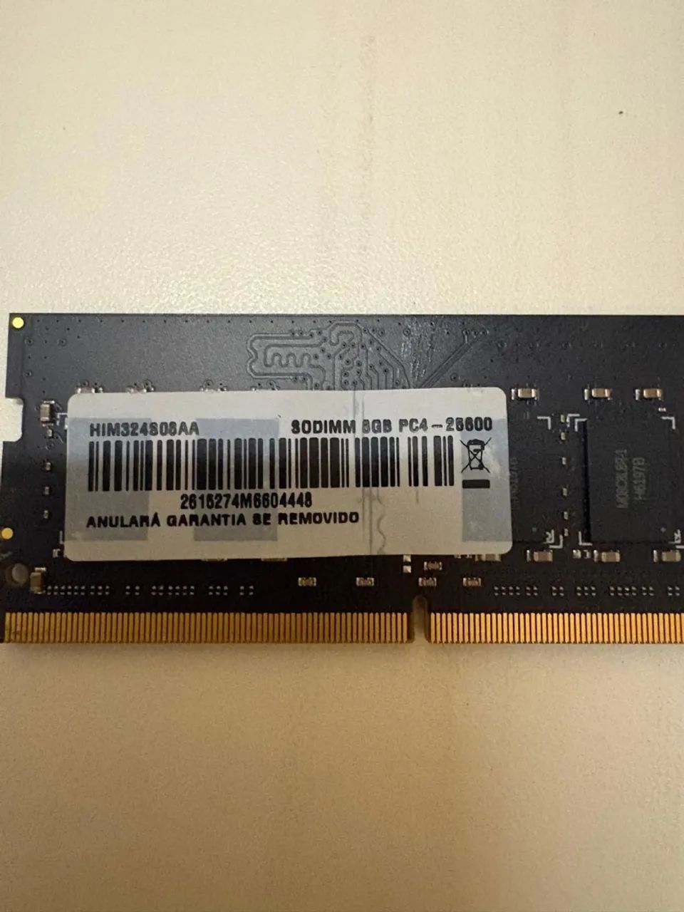 Memória RAM 8GB DDR4 3200MHz Notebook SODIMM PC4-25600 - Foto 2