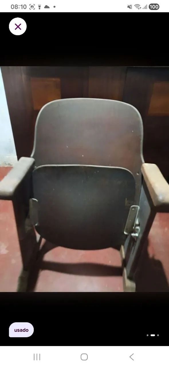 Cadeira de cinema marca Cimo (antiquario) - Foto 2