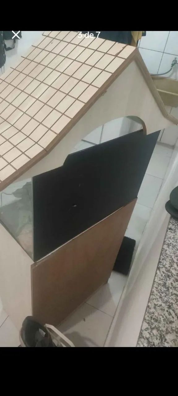 Aquário com móvel  - Foto 2