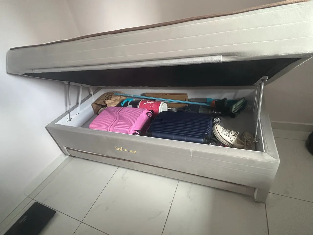Cama Baú e Auxiliar - Solteiro - Foto 4