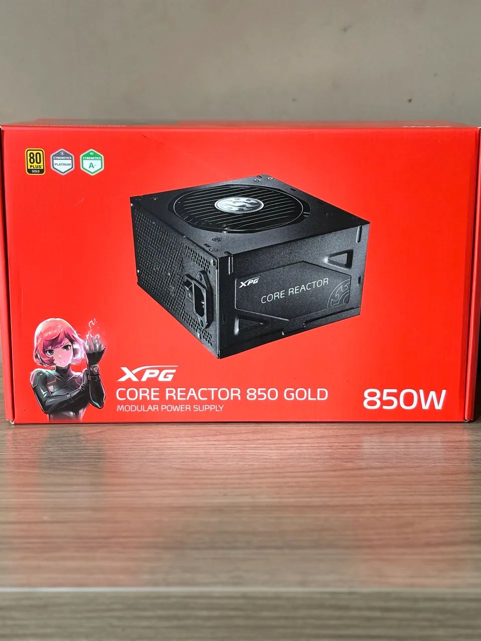 Fonte XPG Core Reactor, 850W, 80 Plus Gold, Modular, Com Cabo, Preto - Core Reactor