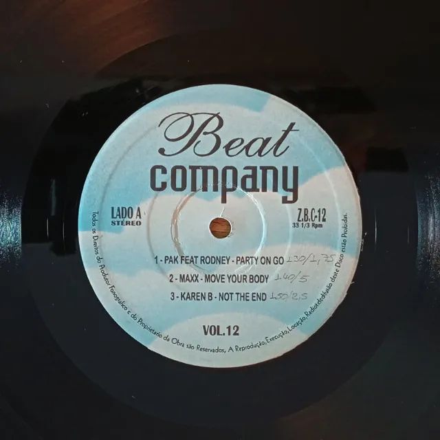 Disco de Vinil LP Beat Company vol. 12 - Foto 2