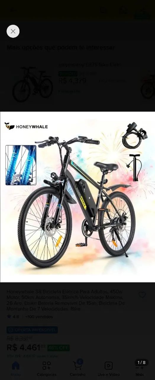 Bicicleta Elétrica 