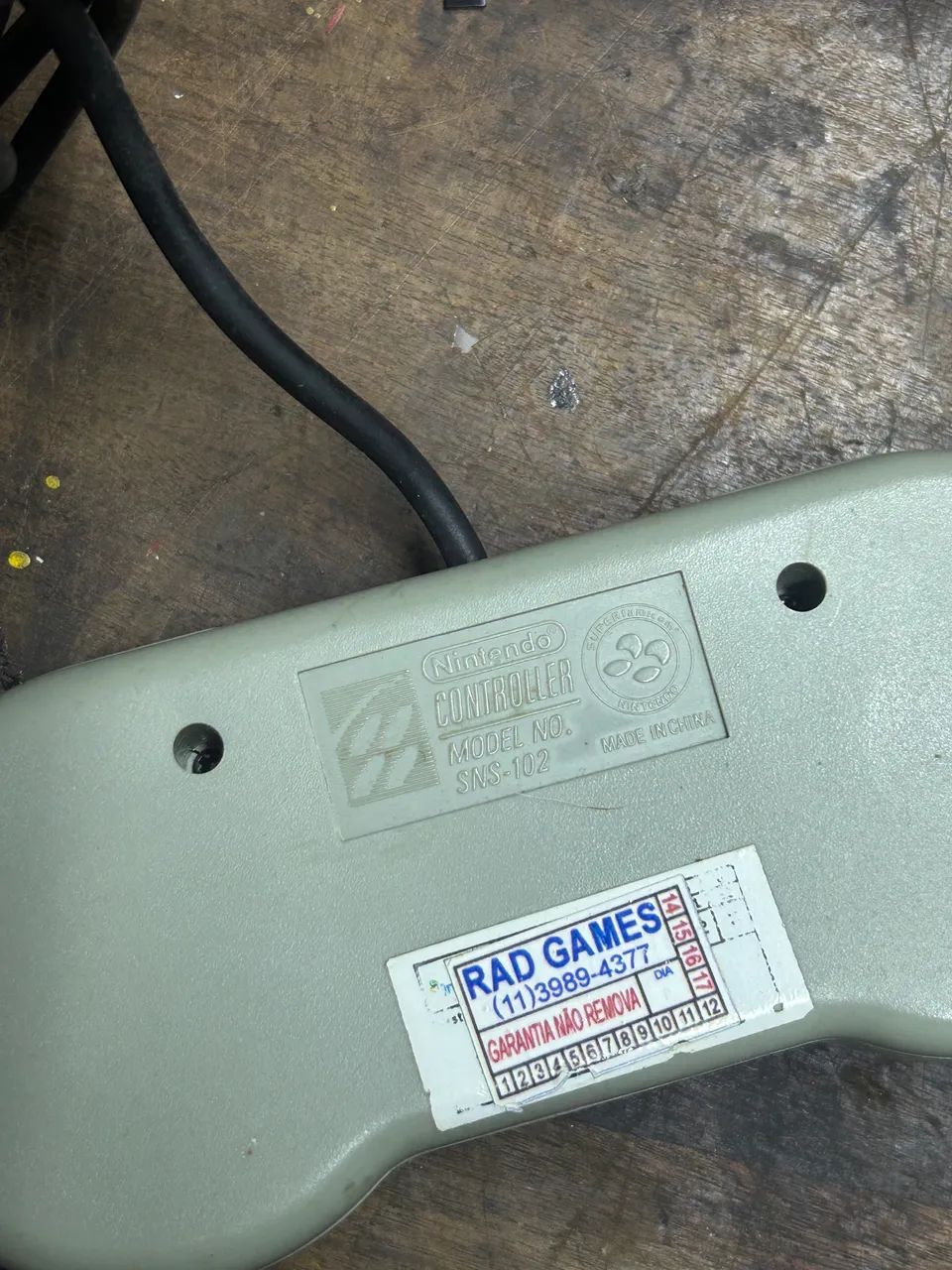 Controle vídeo game super Nintendo sem teste  - Foto 3