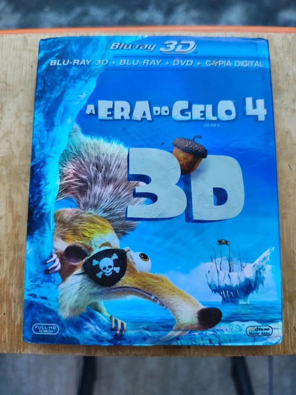 Blu-ray 3D + DVD - A Era do Gelo 4