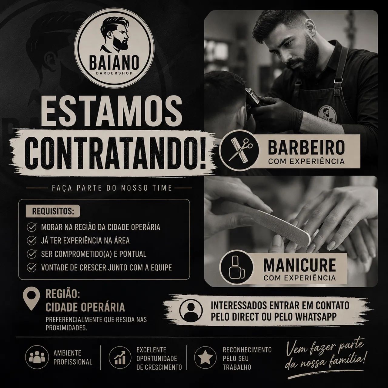 Contratando Barbeiro