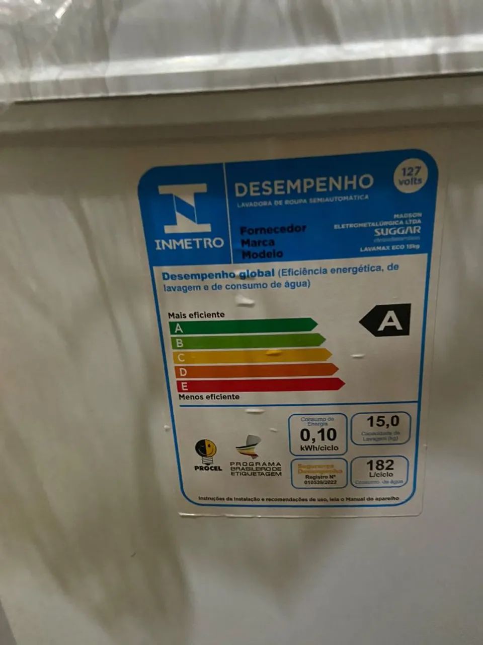 Tanquinho 15 litros Suggar - Foto 5