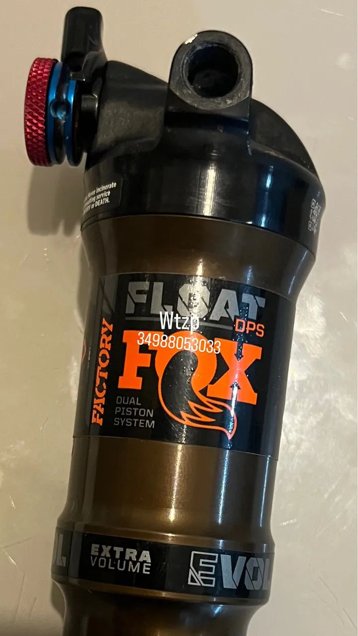 Shock Fox Kashima Remote 165x45mm Trunnion - Ciclismo - Jóquei