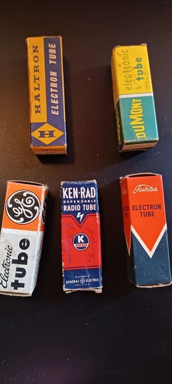 tubos de rádio antigos. decoração/vintage. raridade - Foto 5