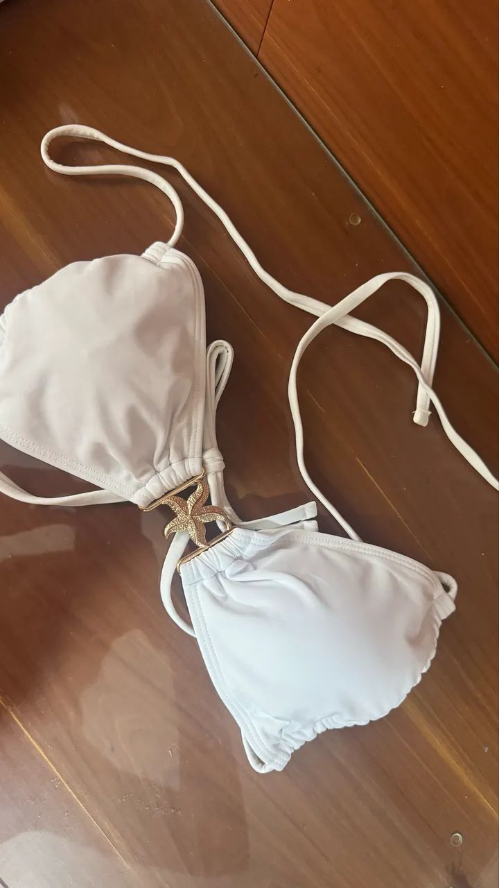 Biquíni branco top