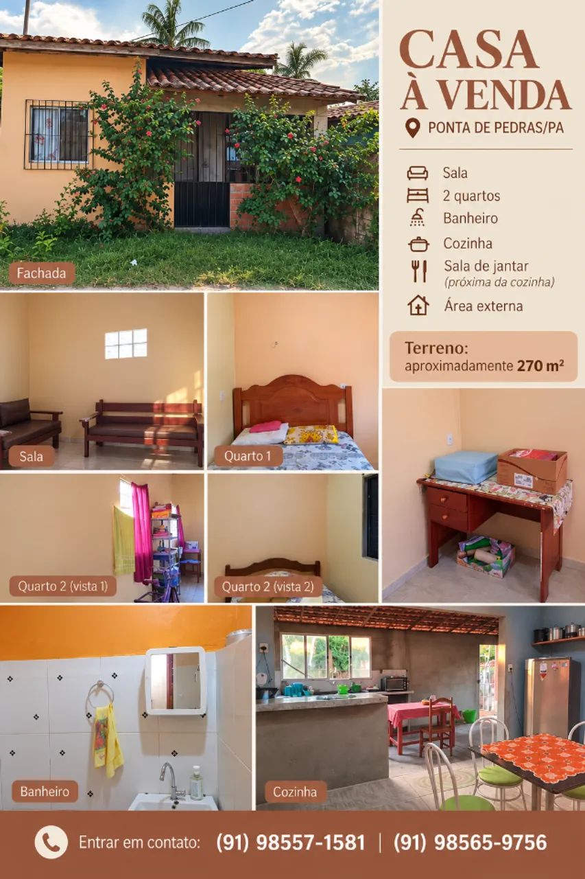 Casa em Ponta de Pedras/PA