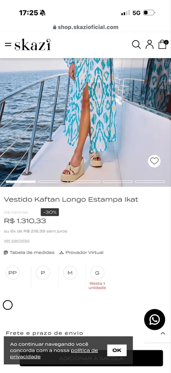 Kaftan de luxo