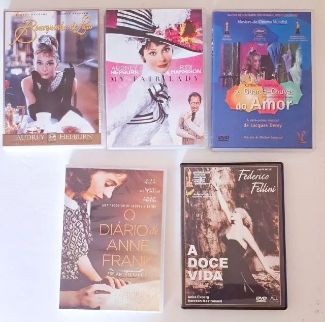 LOTE 5 DVDS variados para sair
