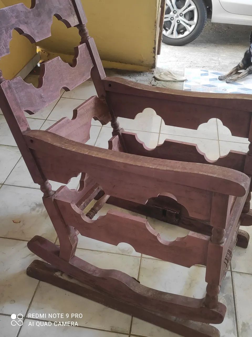 Cadeira antiga,para restauração: - Foto 5