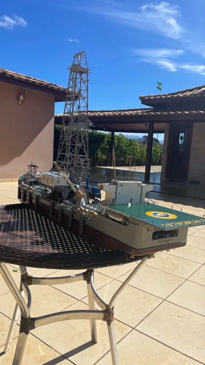 Raridade maket profissional barco petrobras Ii - Foto 4
