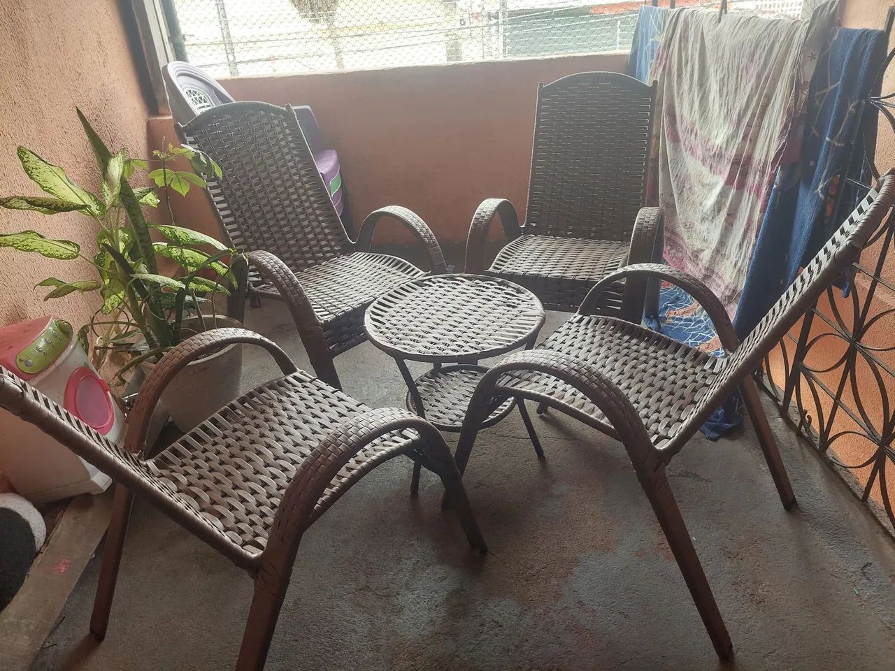 Conjunto de cadeira pra área  - Foto 2