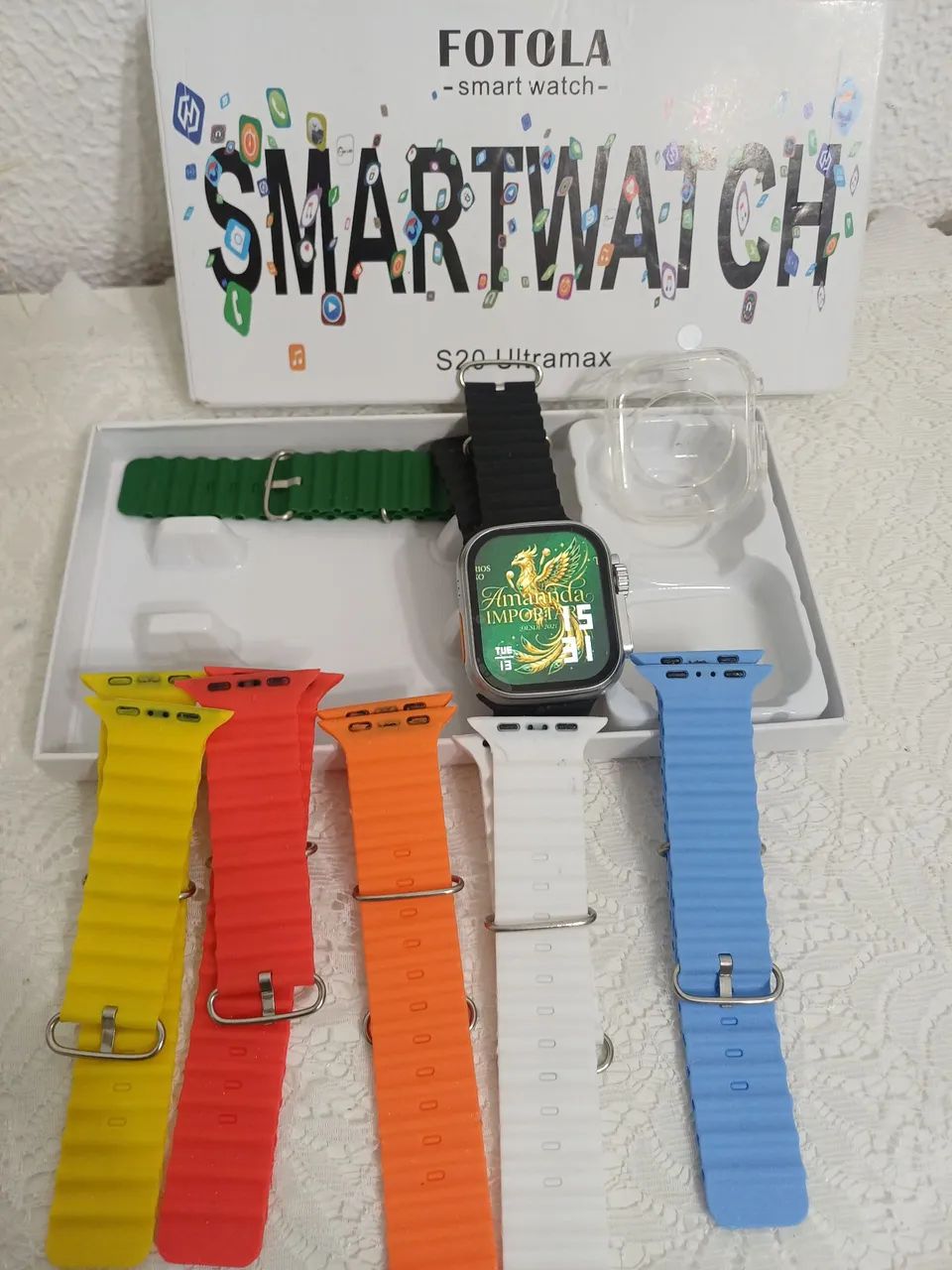 SMARTWATCH ULTRA COM PULSEIRA EXTRA  - Foto 5