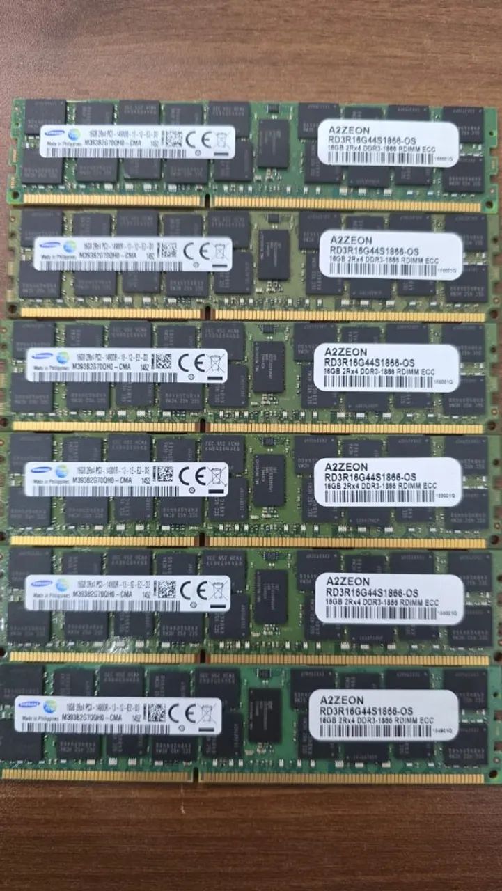 Memória ram ecc kit 32gb 2x16