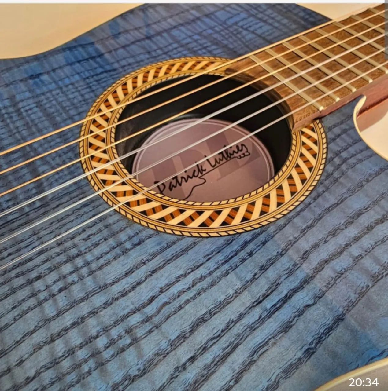 Violão elétrico Patrick Luthier francês  - Foto 2