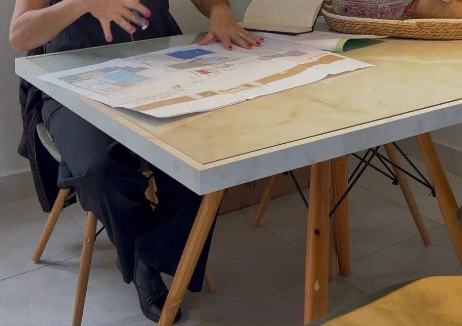Mesa com 4 cadeiras