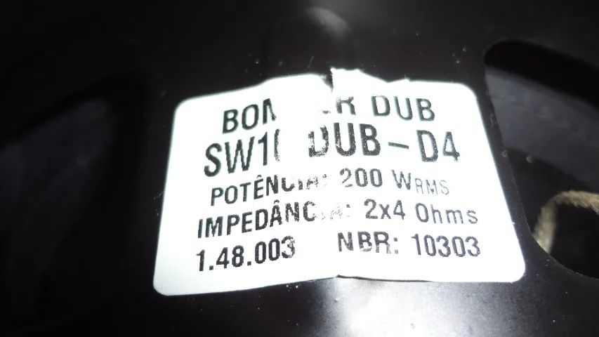 Subwoofer Bomber Dub 10" - Foto 4