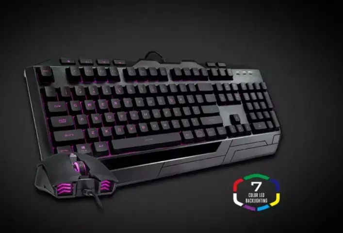 Kit teclado e mouse gamer Cooler Master Devastator 3 Plus