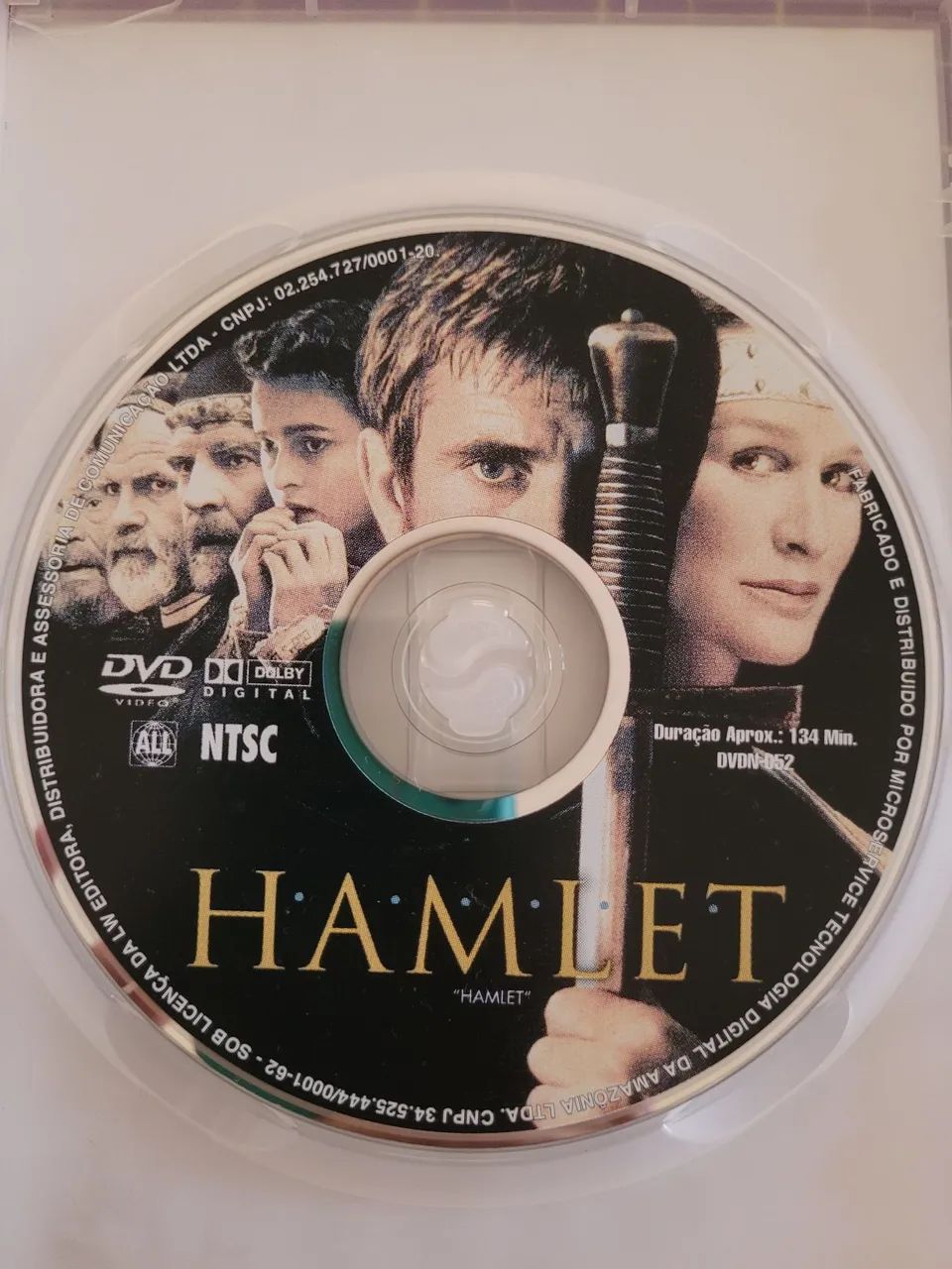 Filme clássico  HAMLET Shakespeare Mel Gibson Glenn Close 2 Oscars - Foto 3