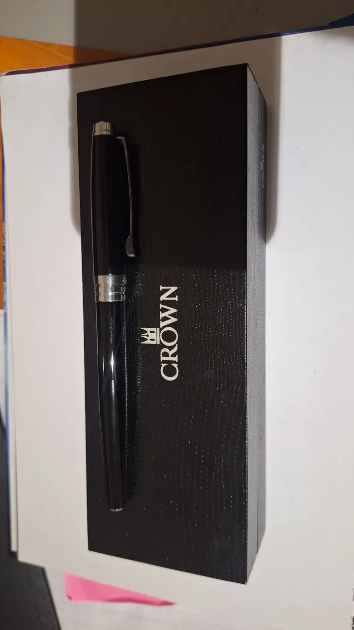 Caneta Crown Rollerball sem refil - Acompanha Case - Foto 4