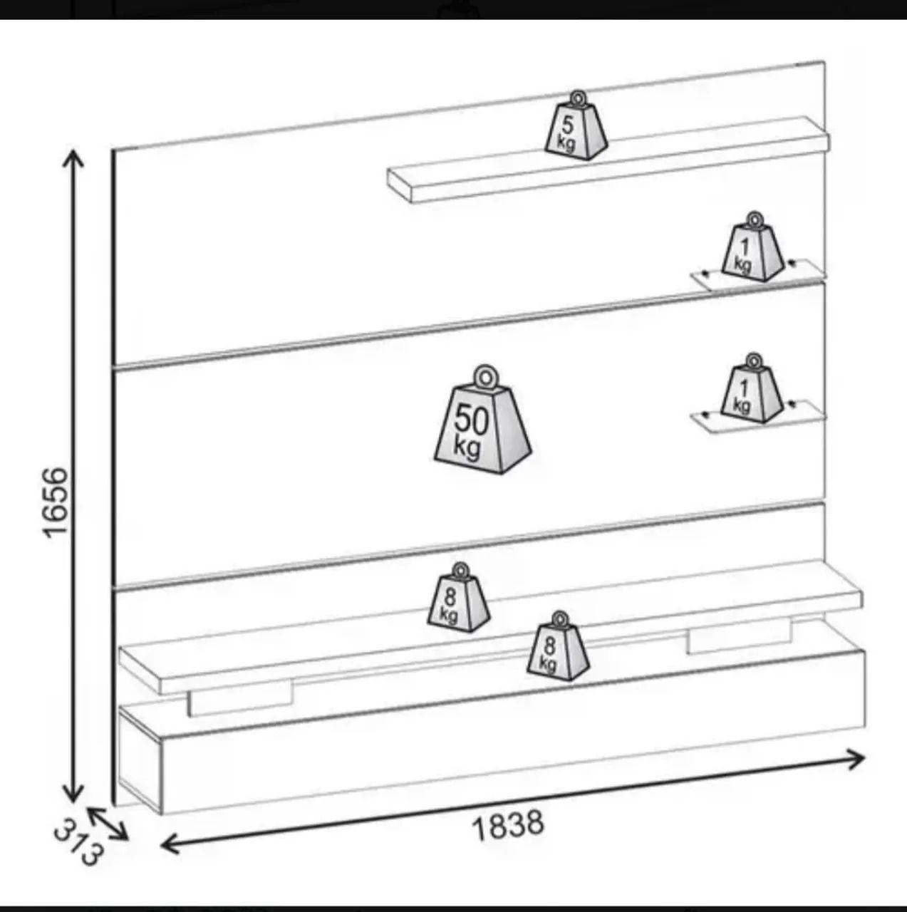 Rack Painel Moderno - Foto 2