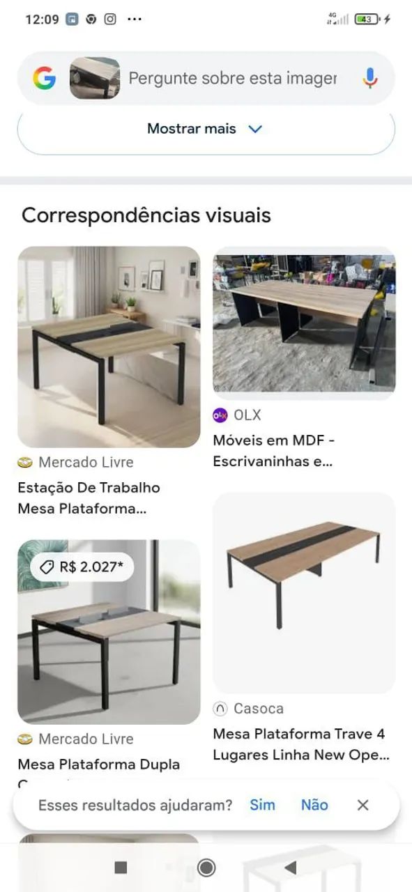Mesa de escritório  - Foto 2
