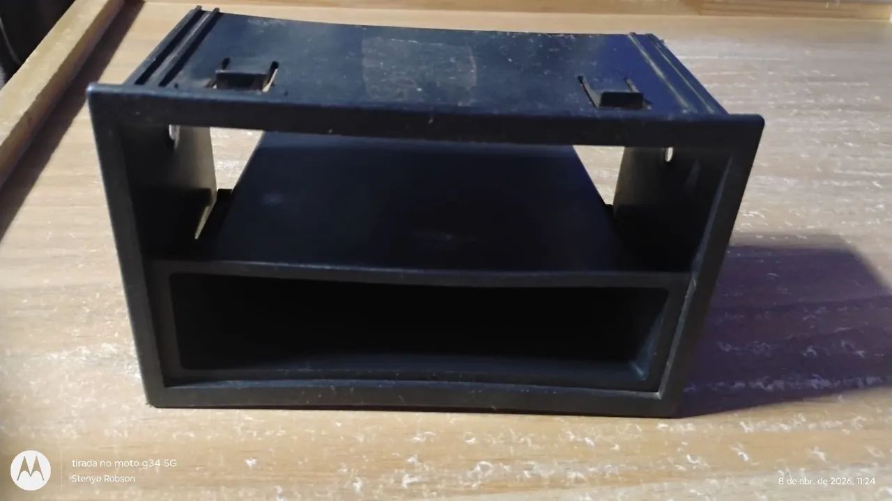 Moldura para DVD ou CD Player com porta objetos 