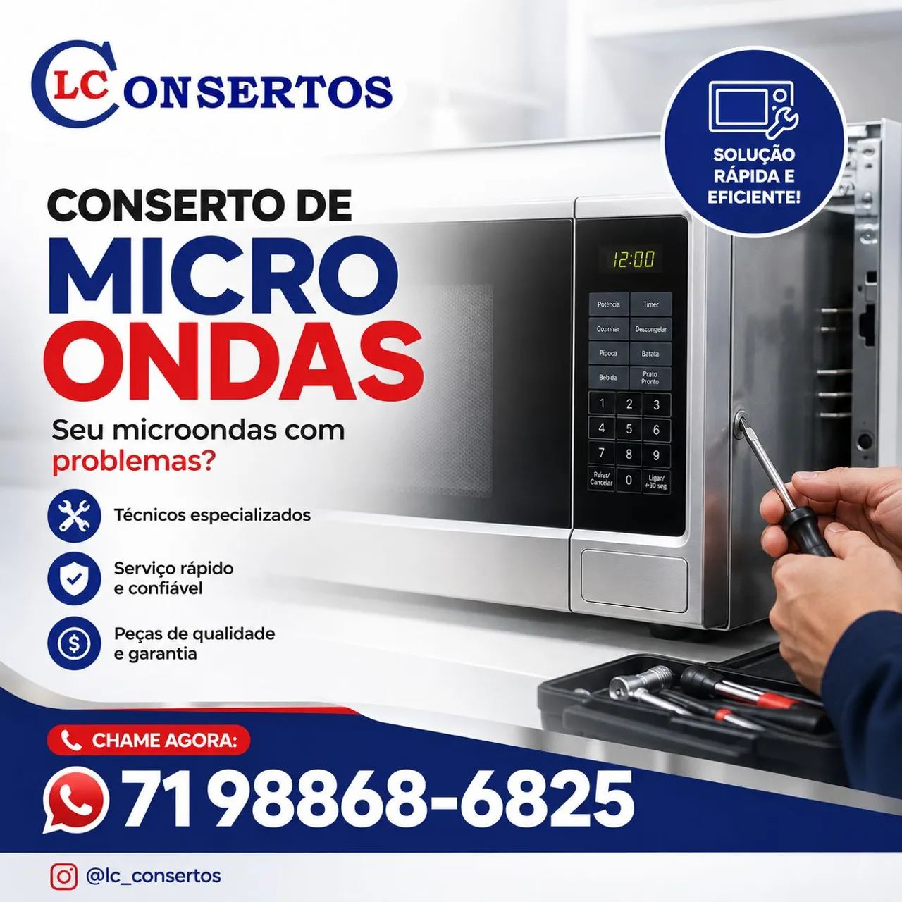 CONSERTO DE MICROONDAS