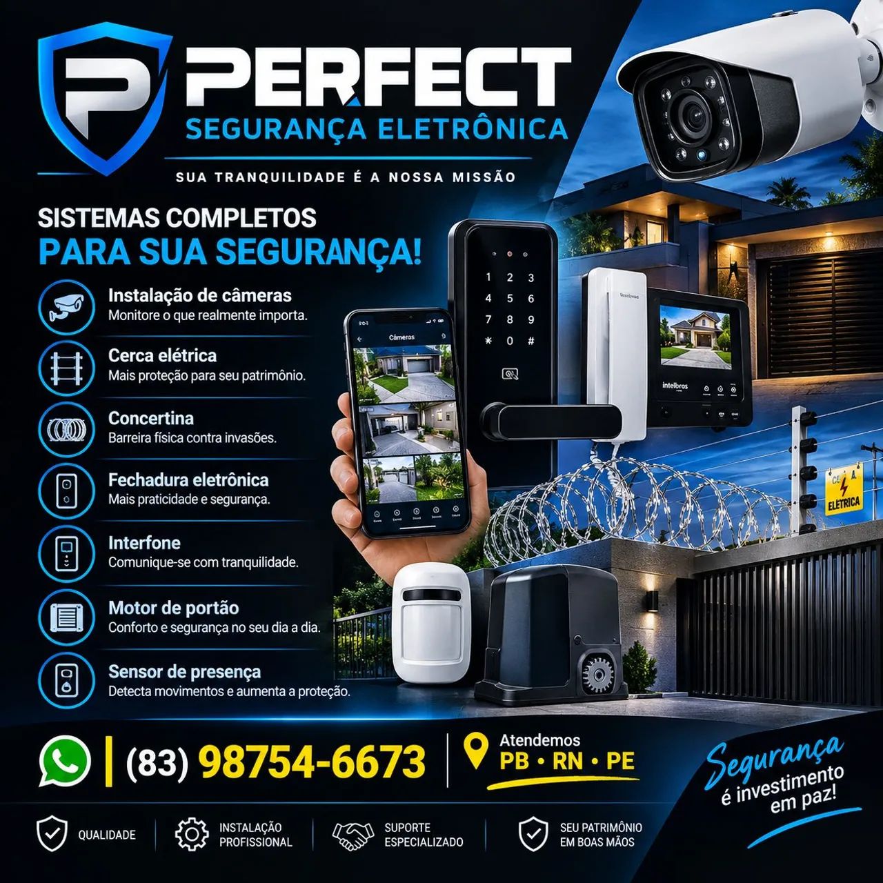 Perfect segurança eletrônica 