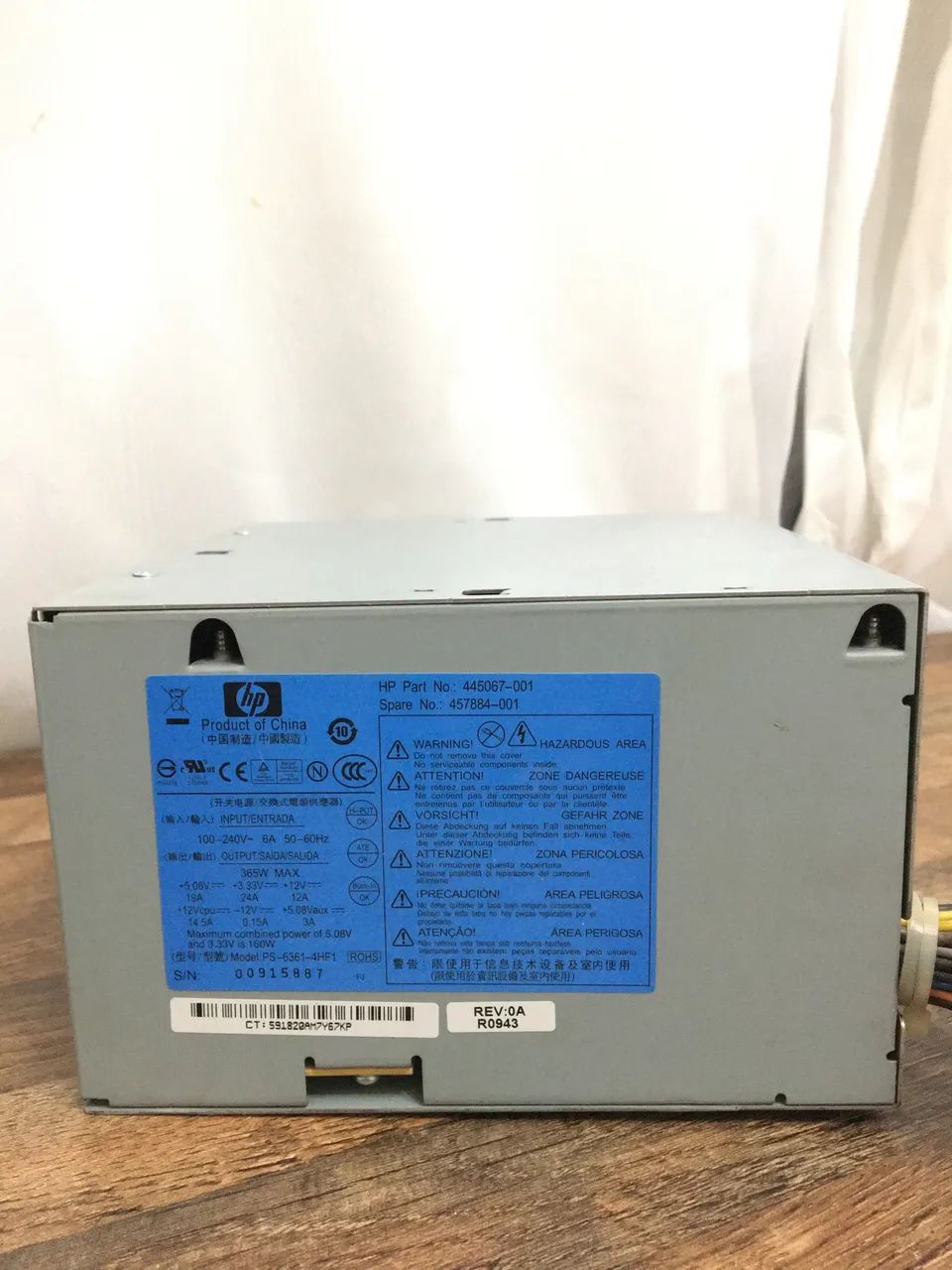 Fonte para PC - HP-PS6361-4HF1 (365w)