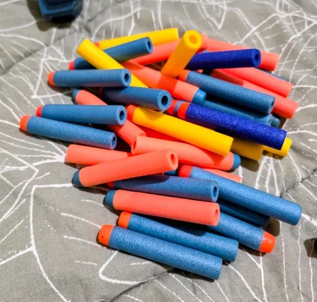 Kit Nerf Lançadores + Pistolas + 40 Dardos - Foto 4