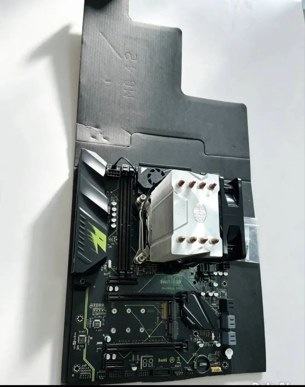 Kit placa mãe xeon MR9A PRO+E5 2650v4+modulo tpm 2.0+Cooler box RGB  - Foto 3