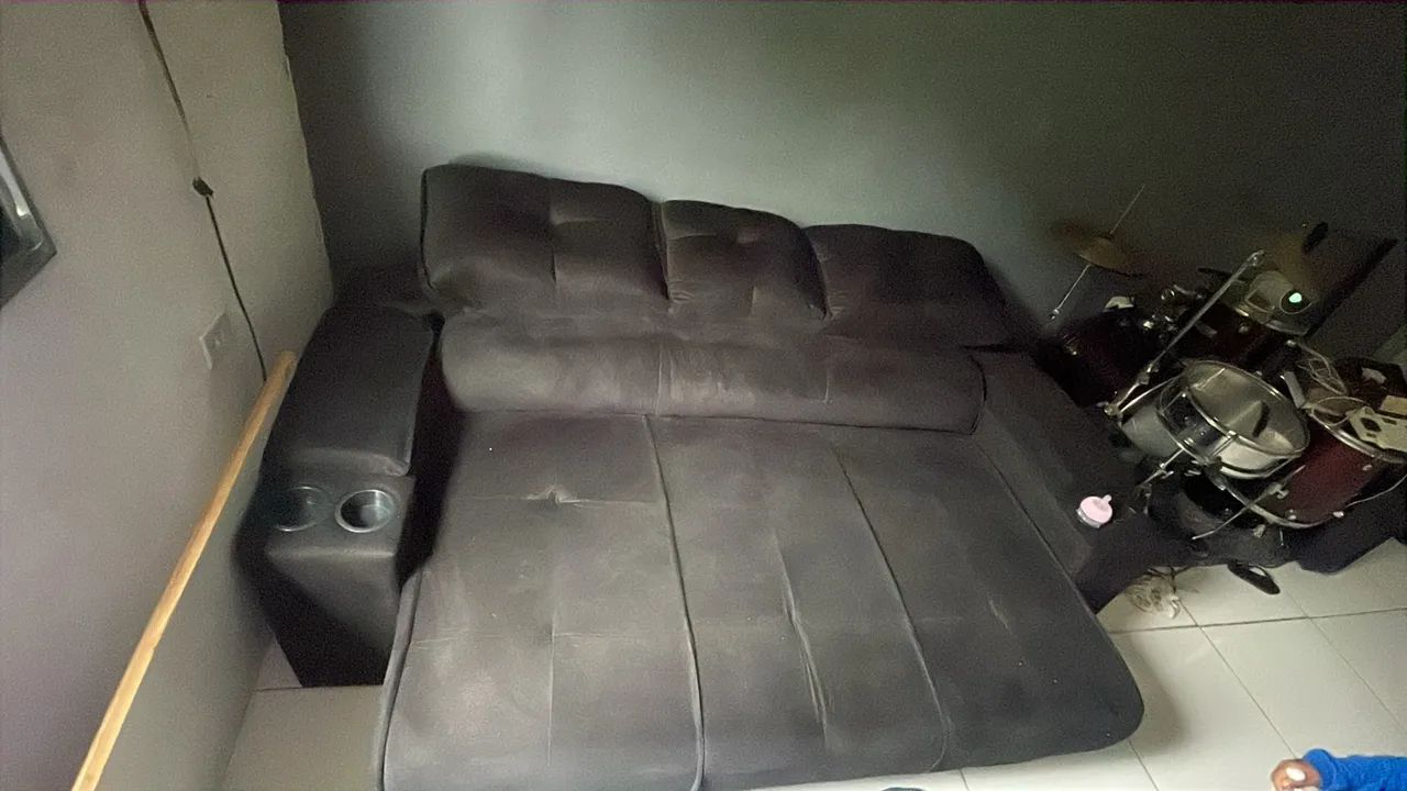 Sofa retratil 3 lugares - Foto 3