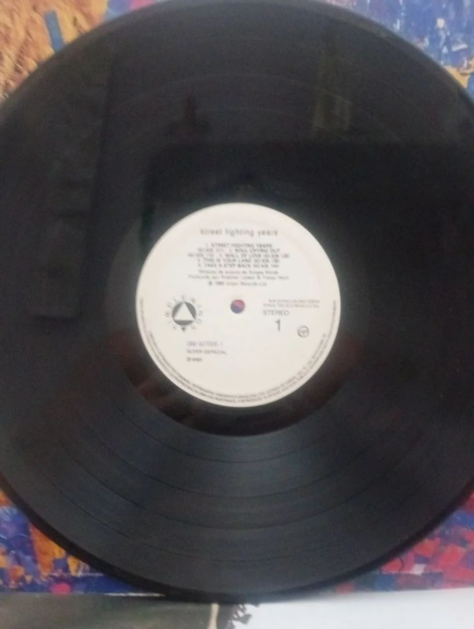 LP SIMPLE MINDS STREET FIGHTING YEARS  1989 - Foto 5