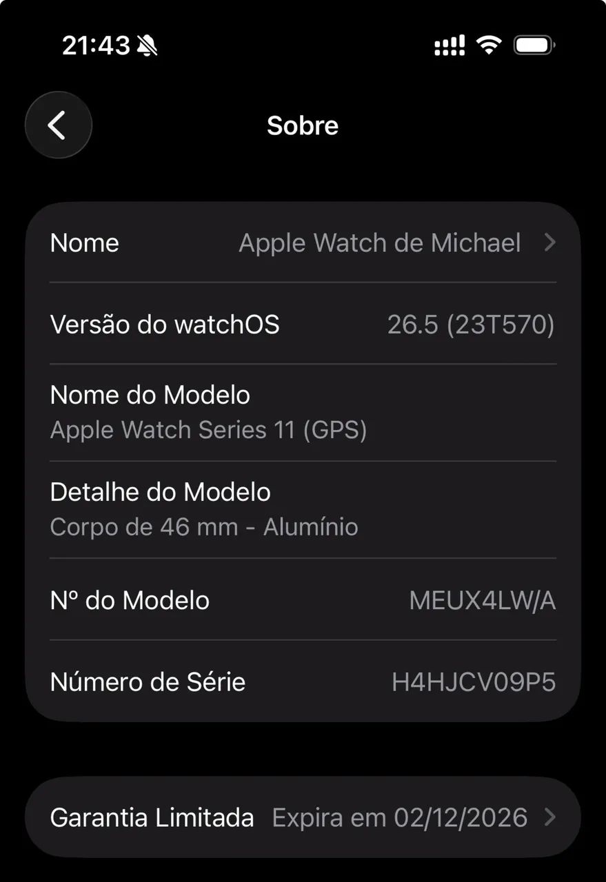 Apple Watch 11 - 46mm Garantia - Foto 3