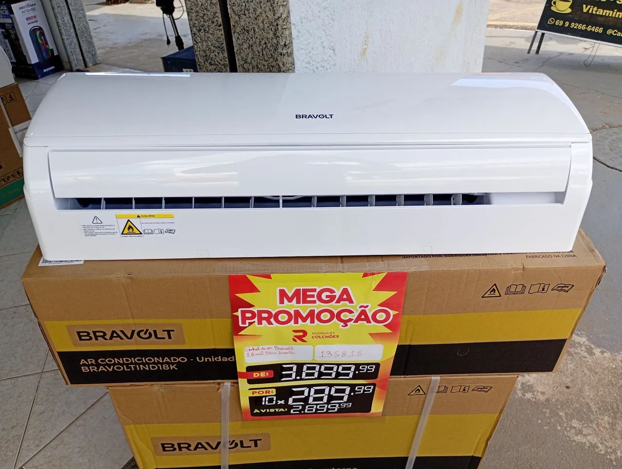 Central de ar 18 mil BTUs Inverter  - Foto 2
