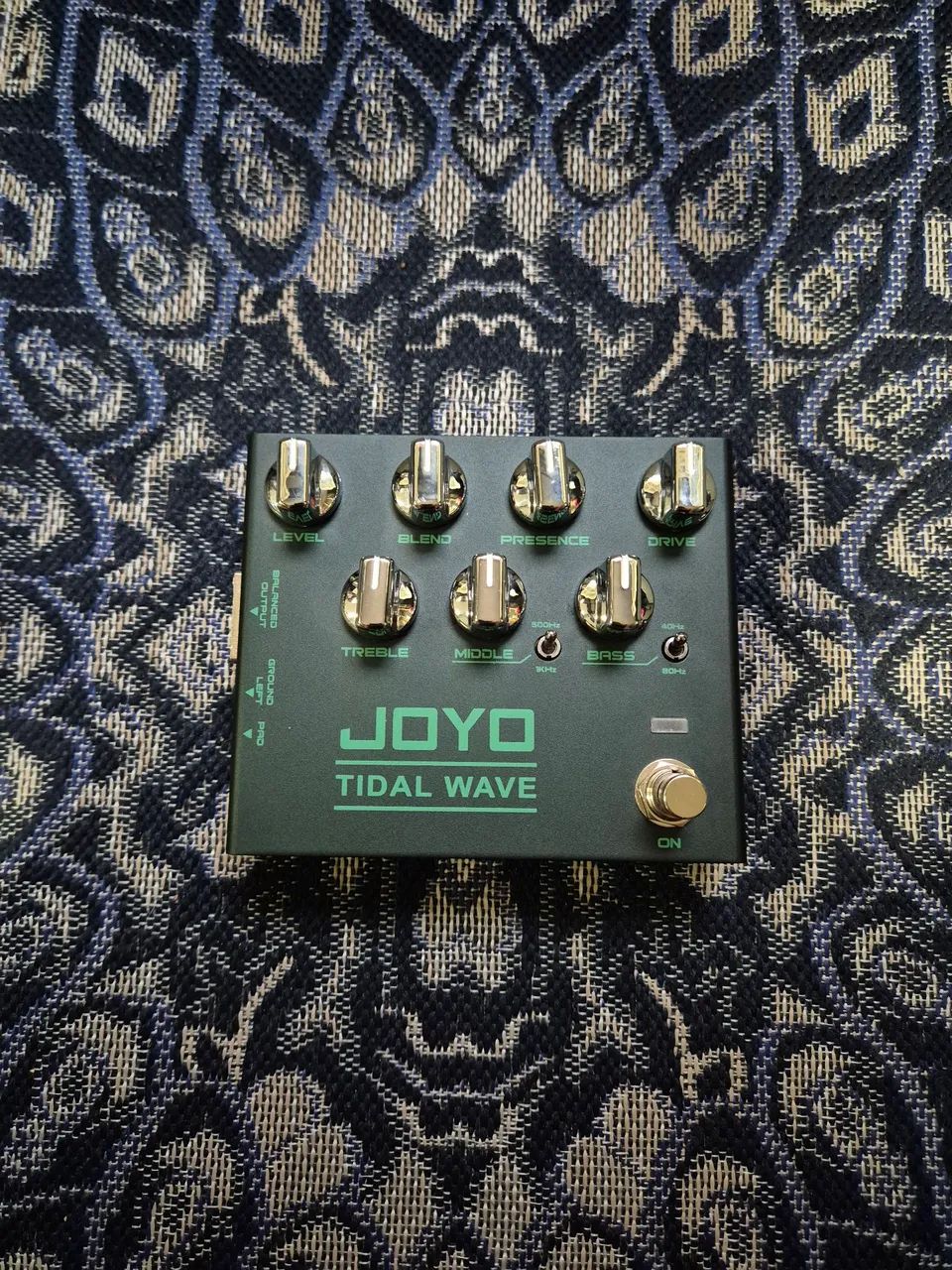 Pedal Preamp Baixo Joyo Tidal Wave (Sansamp Bass Driver v2)