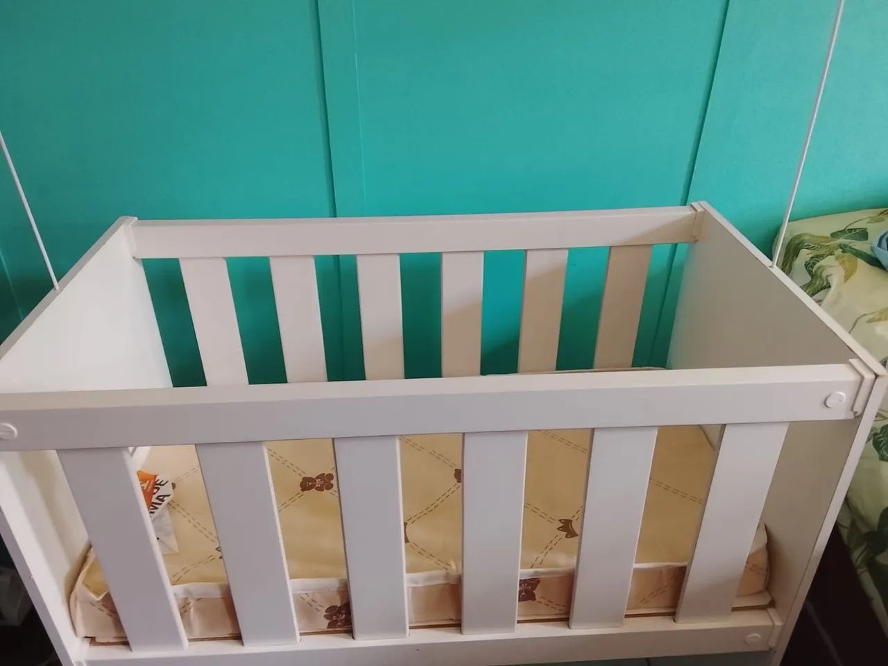 Mini berço com colchão  - Foto 3