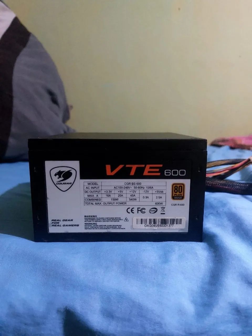 2UND fonte 600w 80plus 
