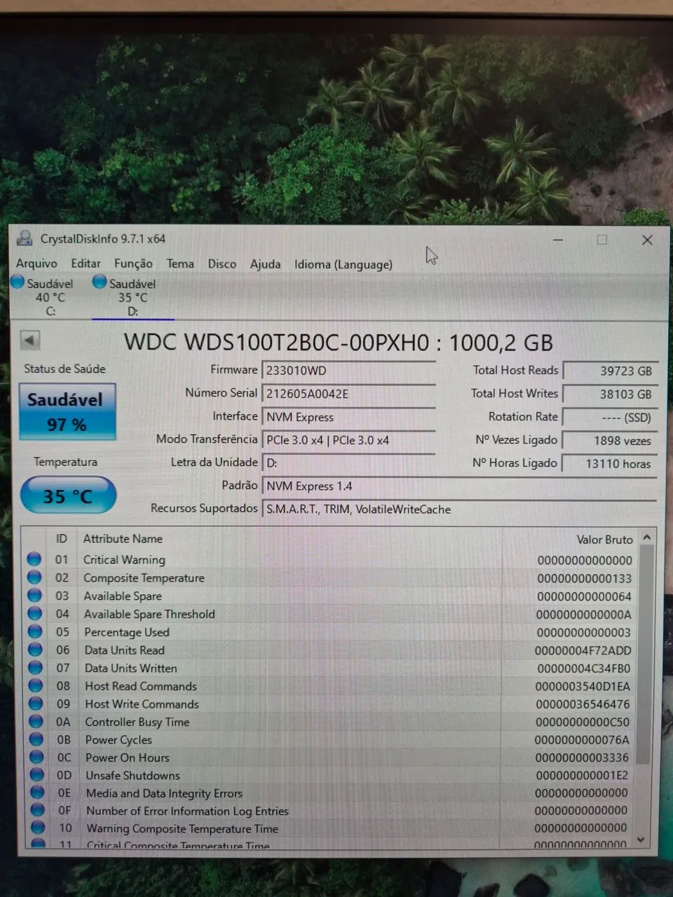 SSD M.2 NVMe 1TB WD Blue SN550 - Foto 3