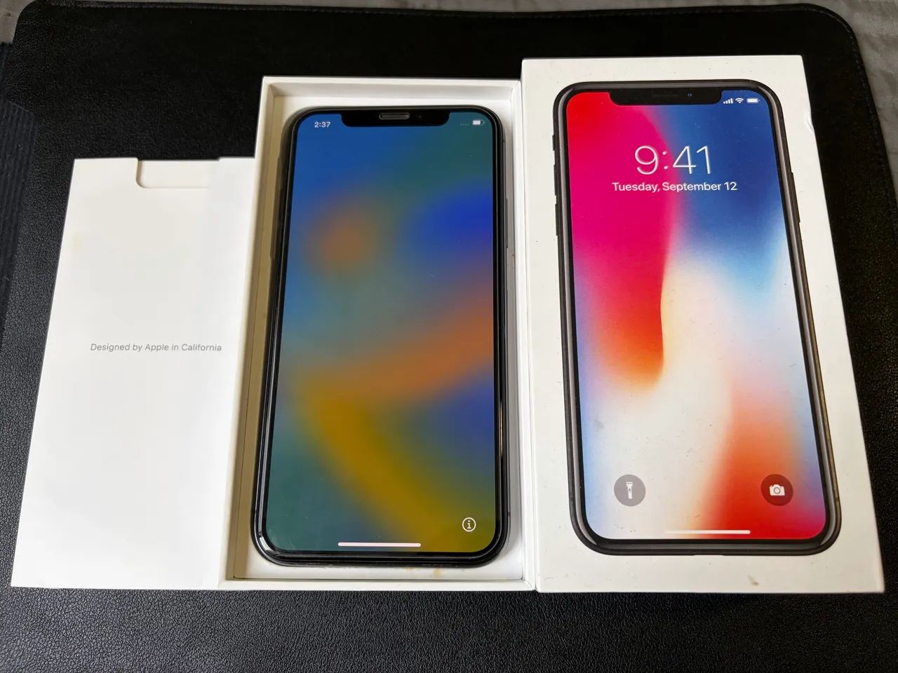 iPhone X 256GB Preto *Bateria 100%* - Celulares e Smartphones