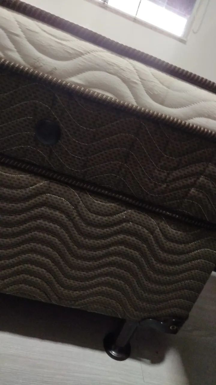 Cama Casal Ortobom Magnific com Molas Ensacadas e Box - Foto 3